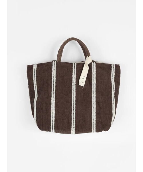 FIKA.（フィーカ） トートバッグ Loop embroidered stripe bag