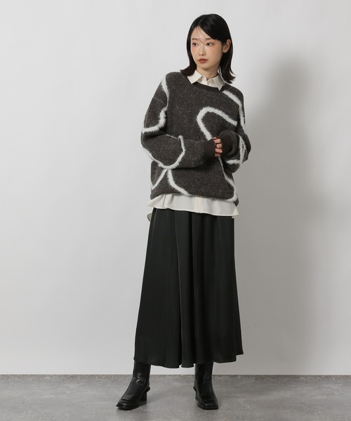 PHOTOCOPIEU ロングスカート ブラックYAROSLAVA PHOTOCOPIEU ロング