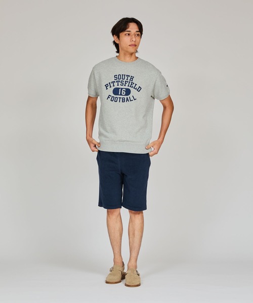 「Champion」 半袖Tシャツ X-LARGE オートミール メンズ_画像5
