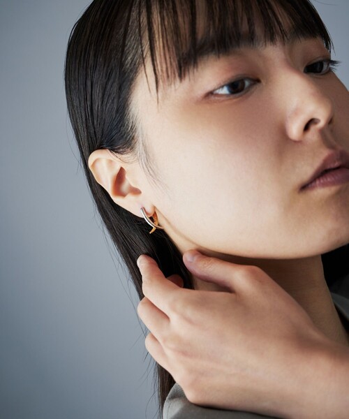 Jouete（ジュエッテ） ピアス 「スナップピアス」 シャープ コンビ
