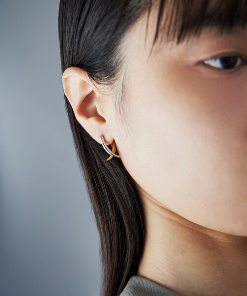 Jouete（ジュエッテ） ピアス 「スナップピアス」 シャープ コンビ
