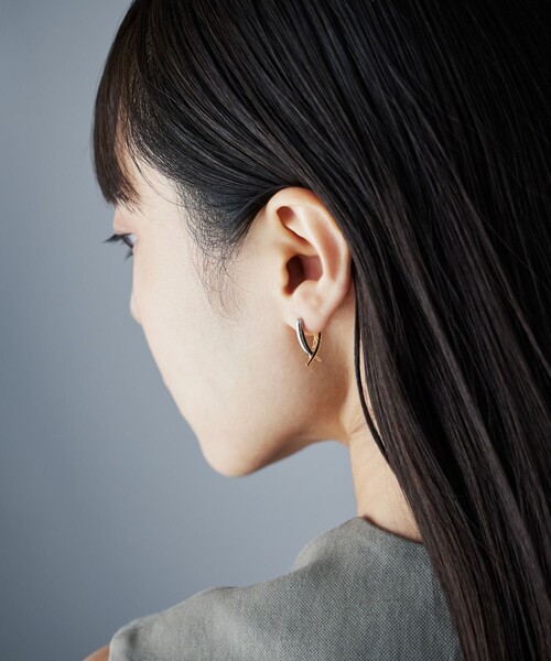 Jouete（ジュエッテ） ピアス 「スナップピアス」 シャープ コンビ