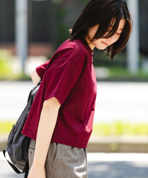 「EKAL」 半袖Tシャツ FREE ブラウン系その他 レディース_画像3