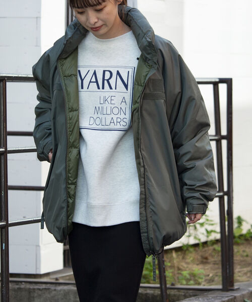 TAION（タイオン） ダウンジャケット M オリーブ メンズ : ZOZOTOWN