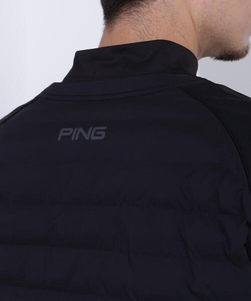 PING ブルゾン アウター 「PING APPAREL」2WAYハイブリッド中綿