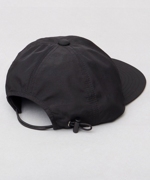A.M.S. キャップ 帽子 シャイニーナイロン ソフトつば つば刺繍 ナロー