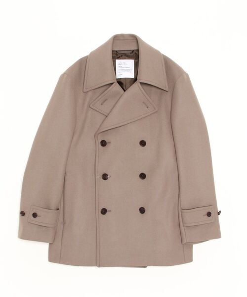 SHIPS（シップス） ピーコート MEDIUM ベージュ メンズ : ZOZOTOWN
