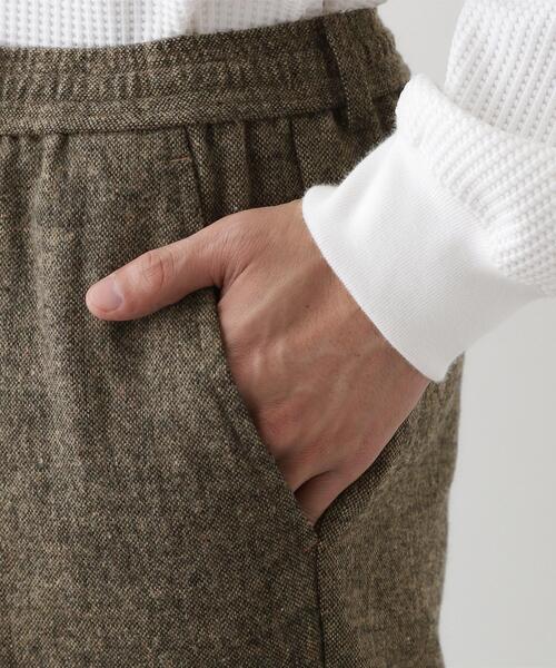Dessin（デッサン） パンツ 「ウエストゴム/洗える」ツイードパンツ