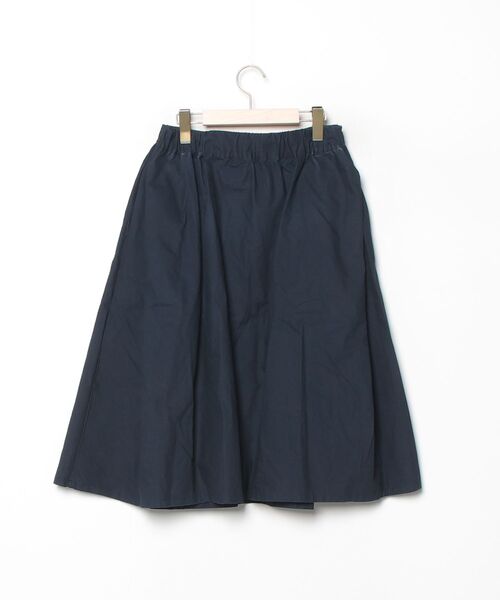 「Gauze#」 フレアスカート FREE ネイビー レディース_画像2