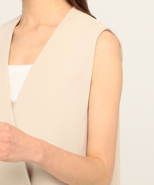 Ballsey（ボールジィ） ベスト 36 ベージュ レディース : ZOZOTOWN