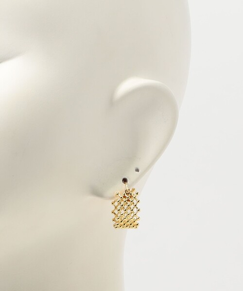 ピアス Kenneth Jay Lane Cris Cross Hoops ピアス レディースの画像