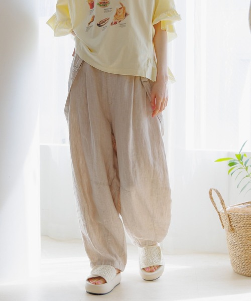 niko and…（ニコアンド） デニムパンツ MEDIUM ブラウン レディース