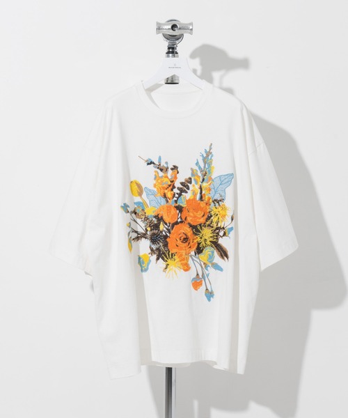「MAISON SPECIAL」 半袖Tシャツ 1 オフホワイト メンズの画像