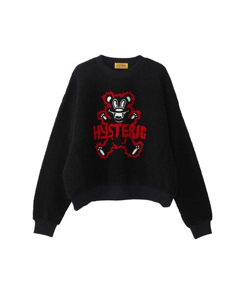 ★新品★ヒステリックグラマー　BIGロゴ　刺繍　オーバーサイズ　スウェット HYSTERIC GLAMOUR（ヒステリックグラマー） トレーナー スウェット
