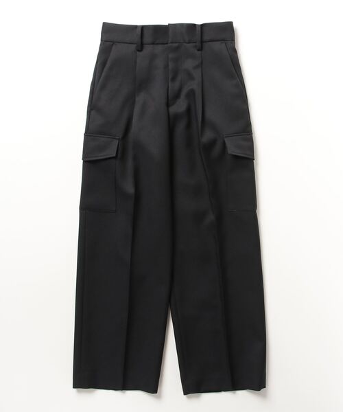 「SHIPS any」 カーゴパンツ 36 ブラック レディース_画像2