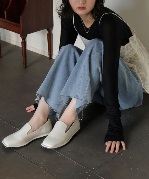 「Bulue.」 シューズ 36 ブラック レディース_画像4