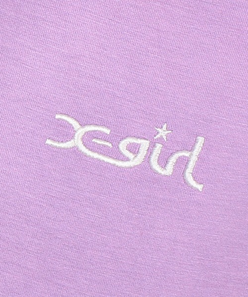 「X-girl Stages」 「KIDS」長袖カットソー 100cm パープル キッズ_画像10