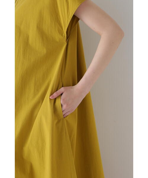 「human woman」 半袖ワンピース MEDIUM イエロー レディースの画像