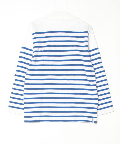 「Armor lux」 ボーダー柄長袖Tシャツ「SHIPSコラボ」 - ブルー メンズ_画像2