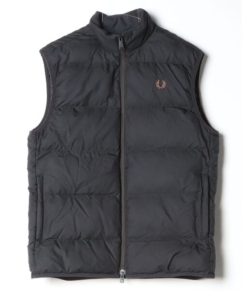 FRED PERRY ブラック ベスト FRED PERRY（フレッドペリー） ベスト M ブラック系その他 メンズ