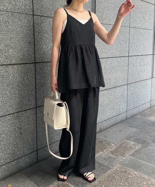 RANAN（ラナン） セットアップ L ブラック レディース : ZOZOTOWN