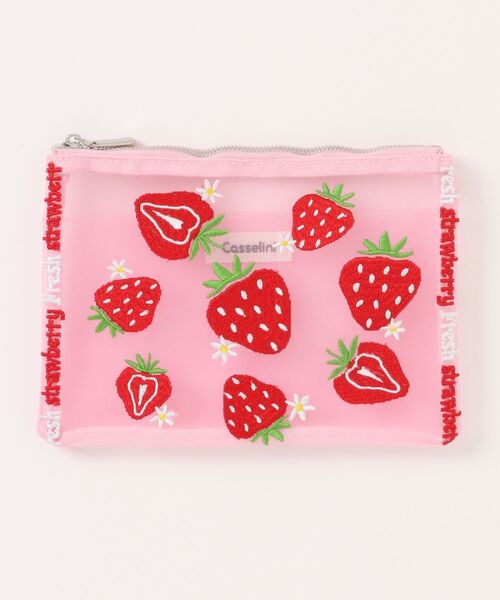 Casselini（キャセリーニ） ポーチ チュール刺繍ポーチ レディース