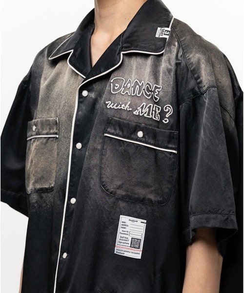 トップス Maison MIHARA YASUHIRO Satin Shirt 46 MAISON MIHARA YASUHIRO（メゾン ミハラヤスヒロ） シャツ Sun Faded