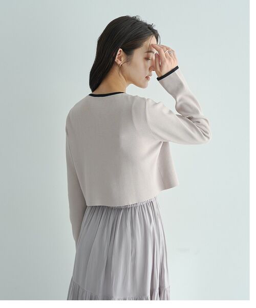 ショコラ出品(カーディガン ワンピース 2点) YECCA VECCA（イェッカヴェッカ） ワンピース 「2点SET」カーディガン