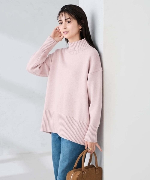 「a.v.v」 長袖ニット 38 パープル レディース_画像8