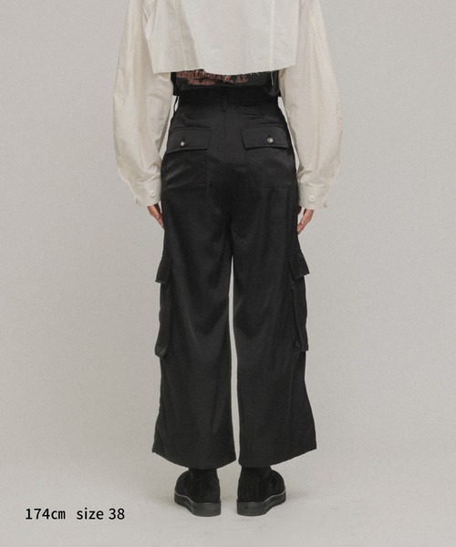 「M TO R」 パンツ 40 ブラック レディース_画像5