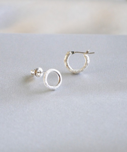 e.m.（イーエム） ピアス スターダストフープピアス/シルバー