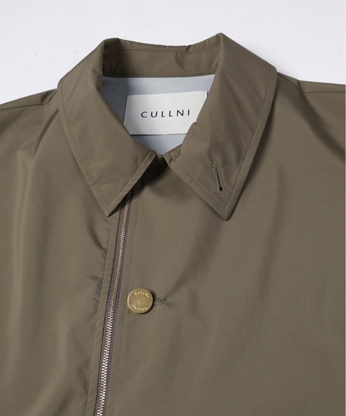 ステンカラーコート コート Three-Layer Taffeta Zip Up Short Coat メンズ レディースの画像