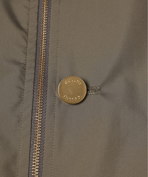 ステンカラーコート コート Three-Layer Taffeta Zip Up Short Coat メンズ レディースの画像