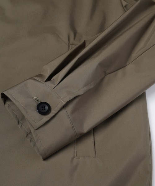 ステンカラーコート コート Three-Layer Taffeta Zip Up Short Coat メンズ レディースの画像