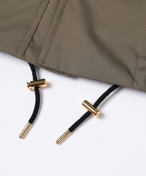 ステンカラーコート コート Three-Layer Taffeta Zip Up Short Coat メンズ レディースの画像
