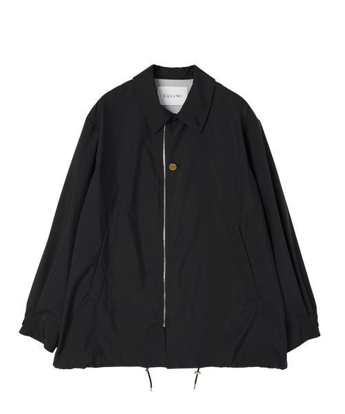 ステンカラーコート コート Three-Layer Taffeta Zip Up Short Coat メンズ レディースの画像