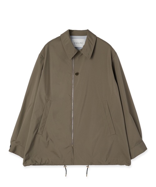 ステンカラーコート コート Three-Layer Taffeta Zip Up Short Coat メンズ レディースの画像