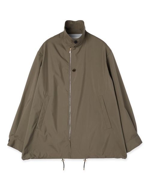 ステンカラーコート コート Three-Layer Taffeta Zip Up Short Coat メンズ レディースの画像