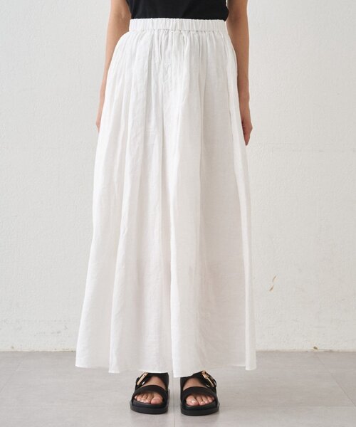 Loungedress（ラウンジドレス） スカート リネンタックギャザー