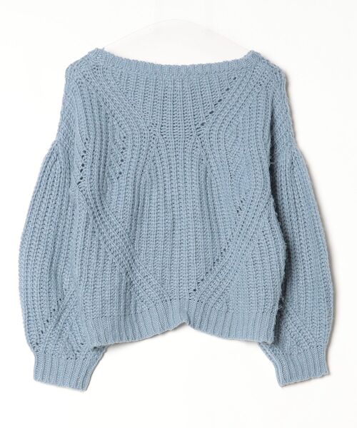 「LIMITLESS LUXURY」 長袖ニット - ブルー レディース_画像2