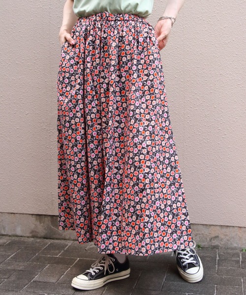 スカート ORCIVAL/オーシバル　プリントAラインスカート　PRINTED A-LINE SKIRT　OR-F0088 PFMの画像