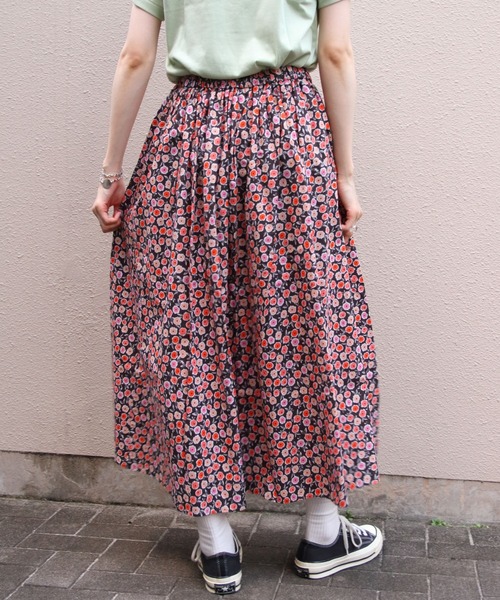 スカート ORCIVAL/オーシバル　プリントAラインスカート　PRINTED A-LINE SKIRT　OR-F0088 PFMの画像