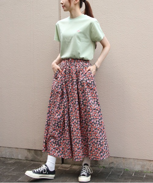 スカート ORCIVAL/オーシバル　プリントAラインスカート　PRINTED A-LINE SKIRT　OR-F0088 PFMの画像