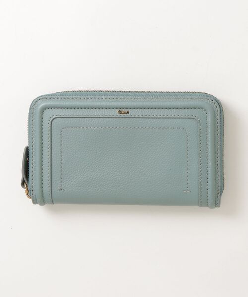 Chloe」 財布 - ブルー レディース クロエ CHLOE 長財布 ラウンド 