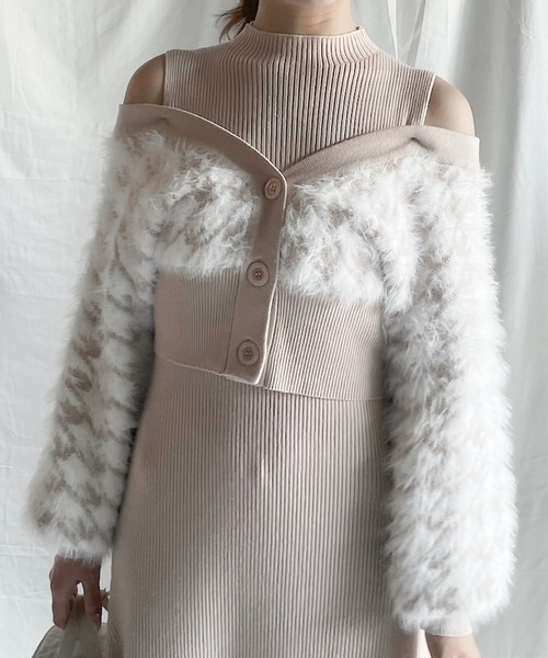 「NOMAE」 コンビワンピース FREE ブラック レディース_画像7