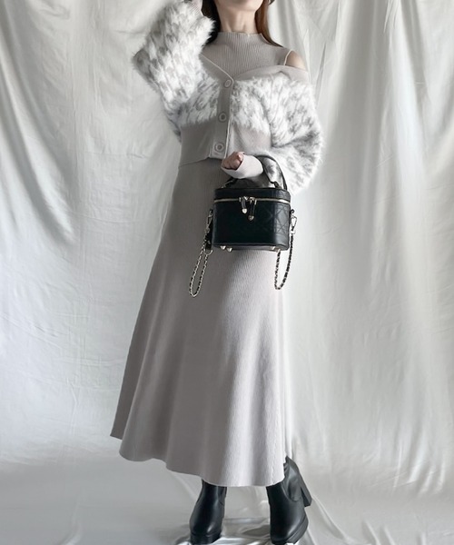 「NOMAE」 コンビワンピース FREE ブラック レディース_画像9