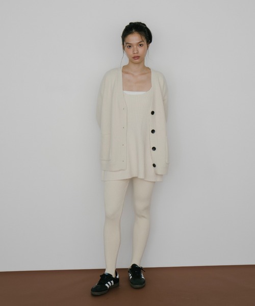 「duei」 ニットワンピース FREE グレー レディース_画像2