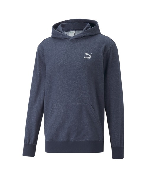 「PUMA」 プルオーバーパーカー MEDIUM インディゴブルー メンズ_画像9