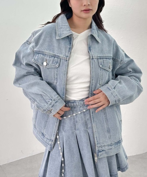 「archives」 ブルゾン MEDIUM ブラック レディース_画像4