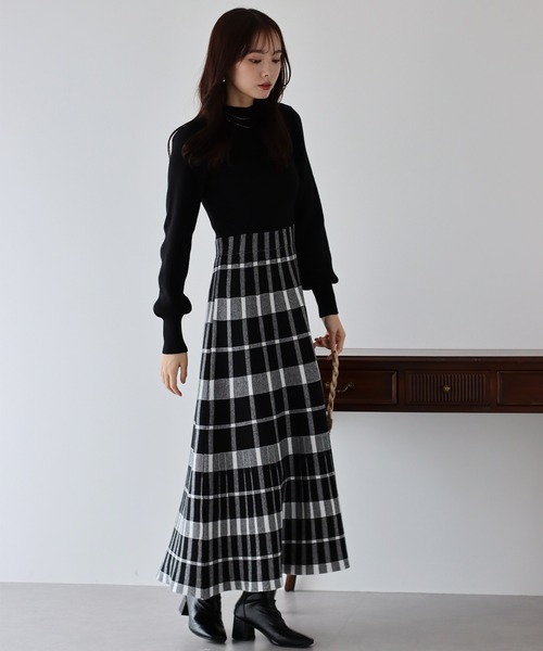 「BLUEEAST」 ニットワンピース MEDIUM グレー レディース_画像8